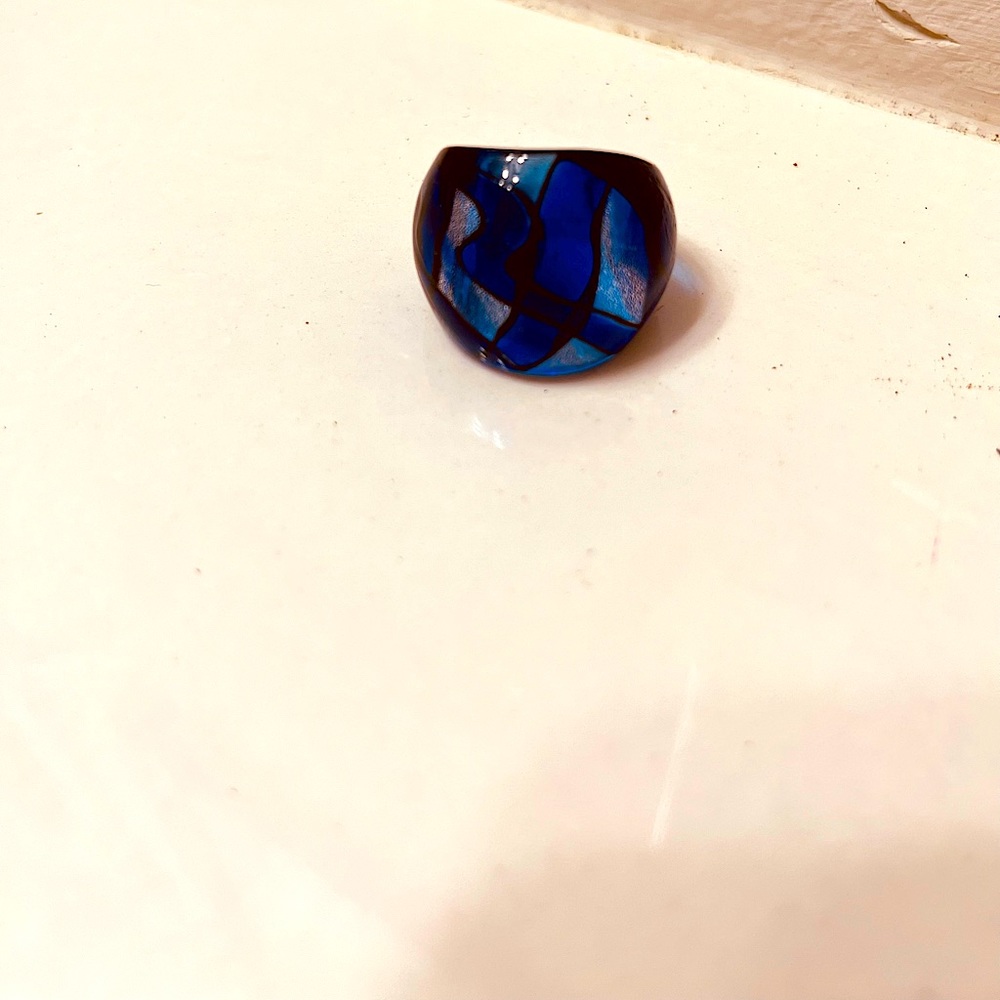 Murano glass ring. Size 6